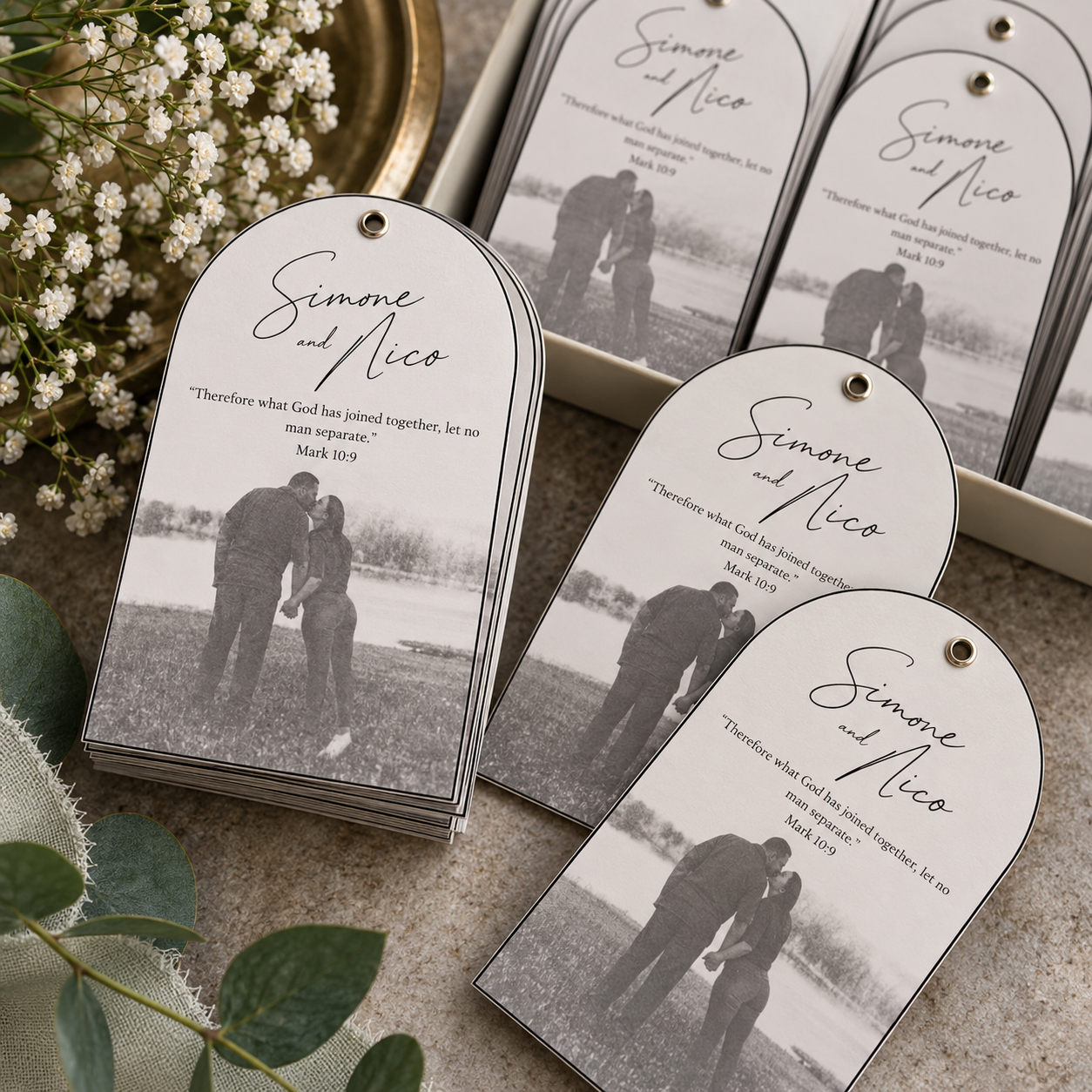 Printed wedding invitations