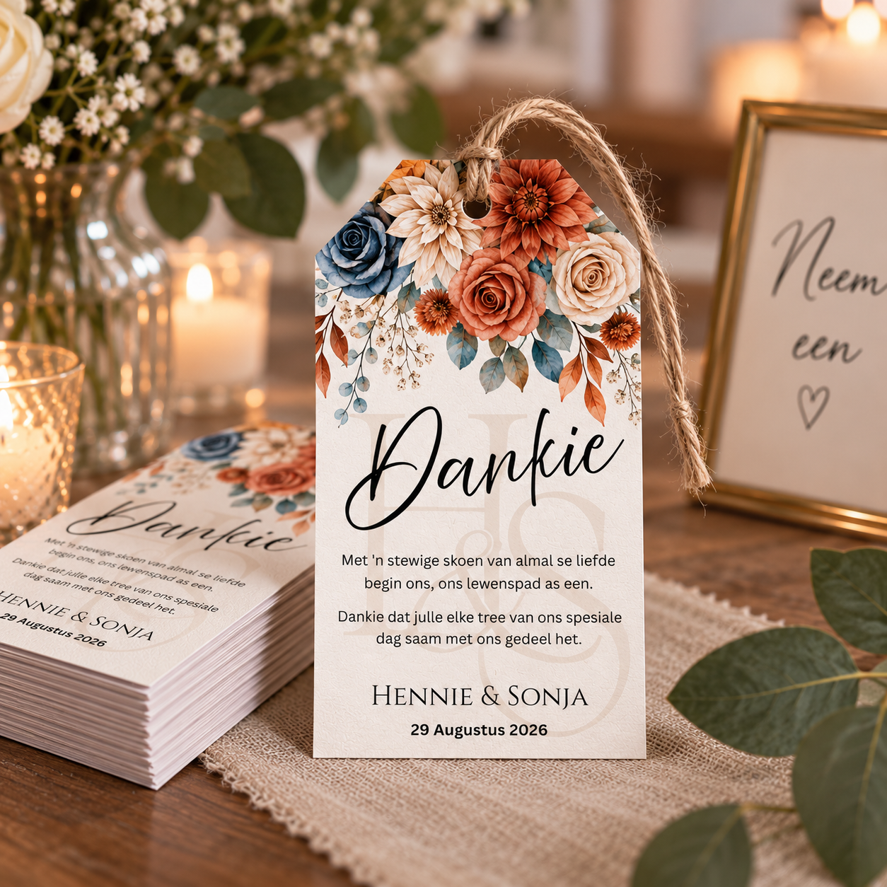 Wedding thank you cards